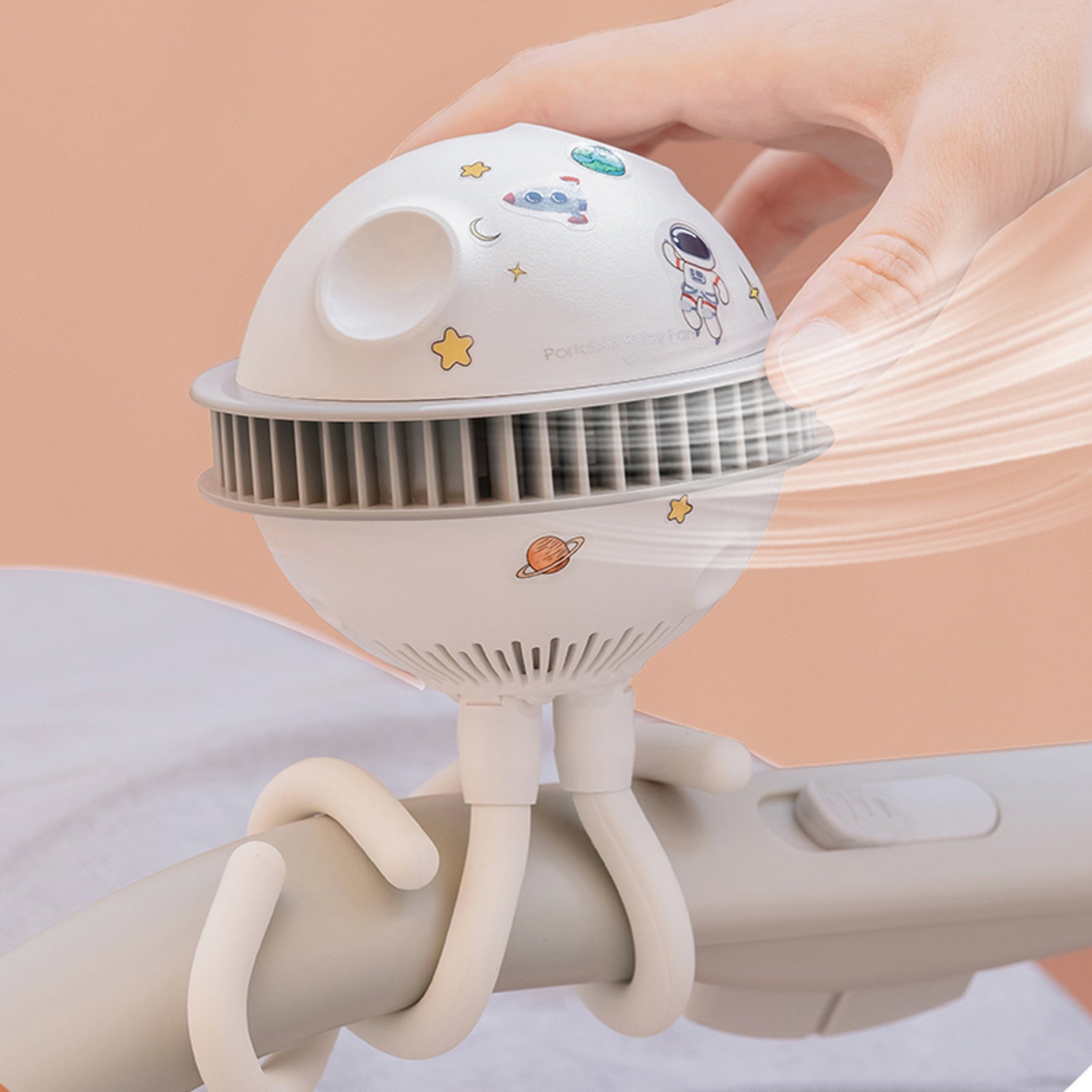 Baby Stroller Bladeless Cooling Fan