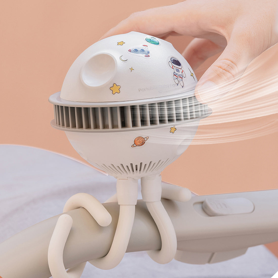 Baby Stroller Bladeless Cooling Fan