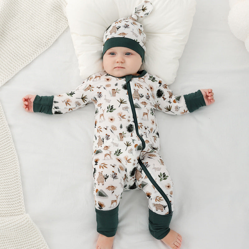 Baby Bamboo Fiber Spring Outfit