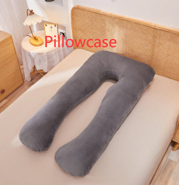U-Shaped Cotton Maternity Pillow Removable Washable