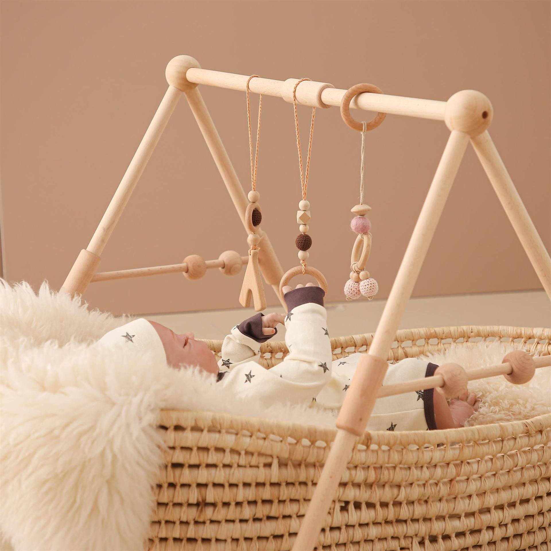 Newborn Baby Crib Activity Gym Rack