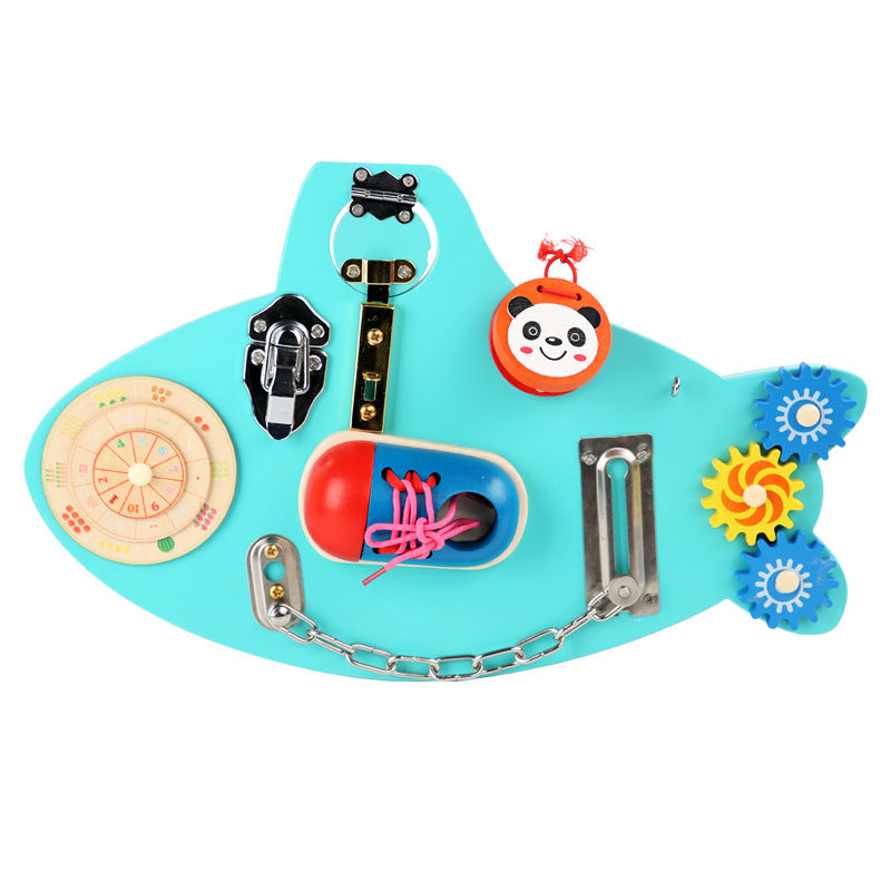 Baby Wooden Science Educational Unlocking Toys