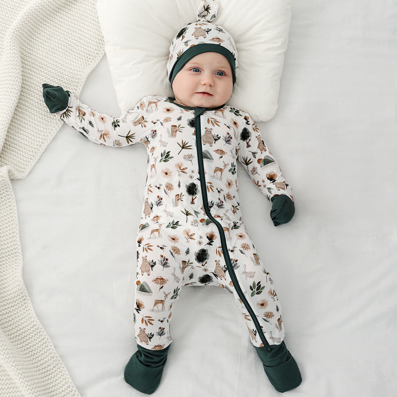 Baby Bamboo Fiber Spring Outfit