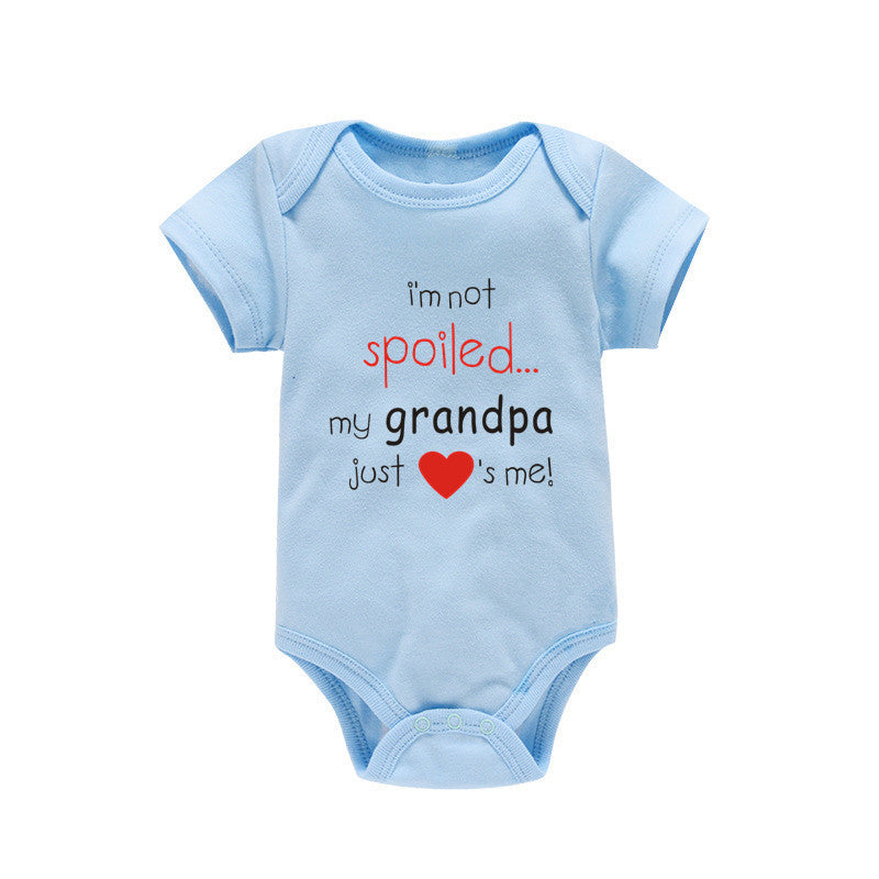 Baby Short Sleeve Cotton Romper Clothing