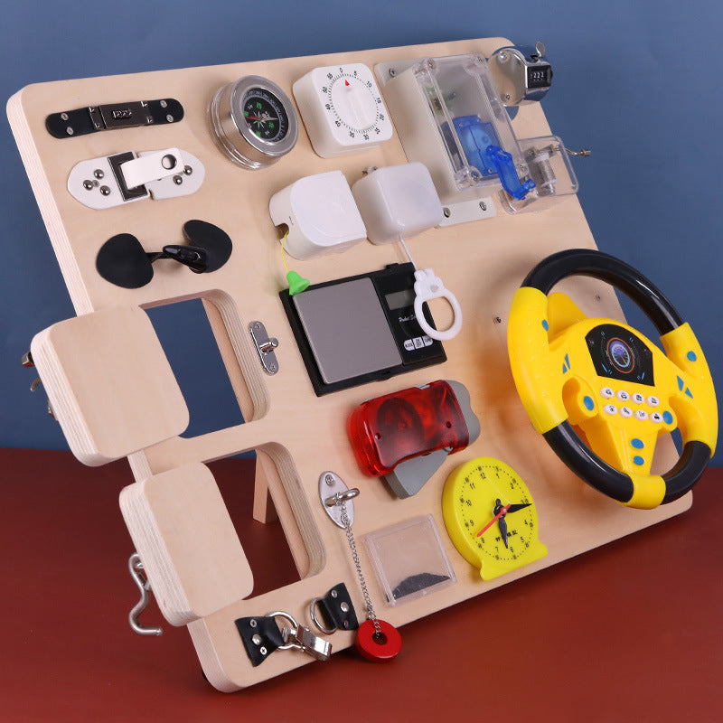 Baby Wooden Science Educational Unlocking Toys