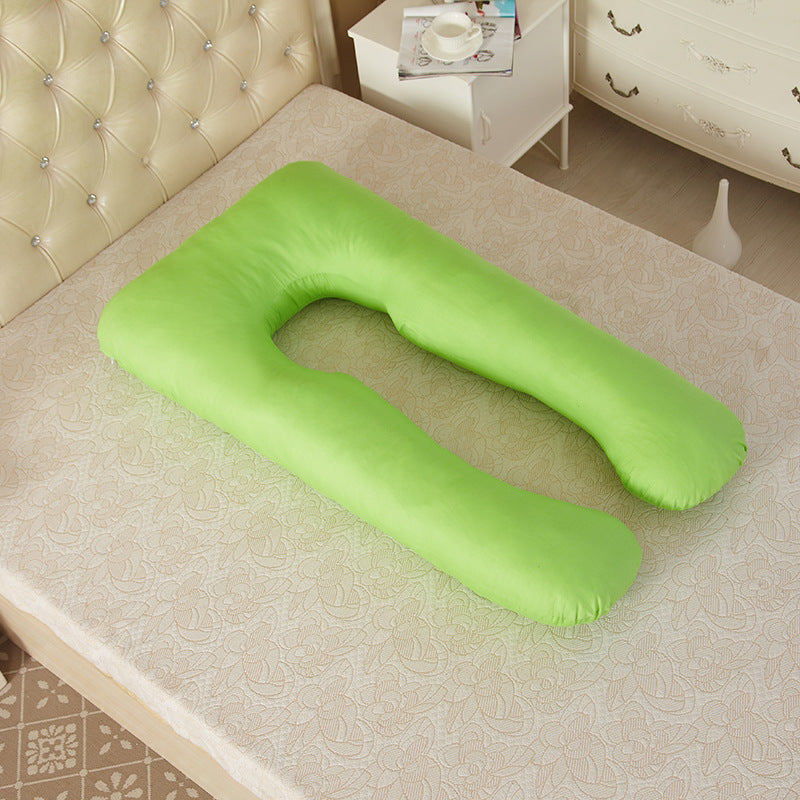 U-Shaped Cotton Maternity Pillow Removable Washable
