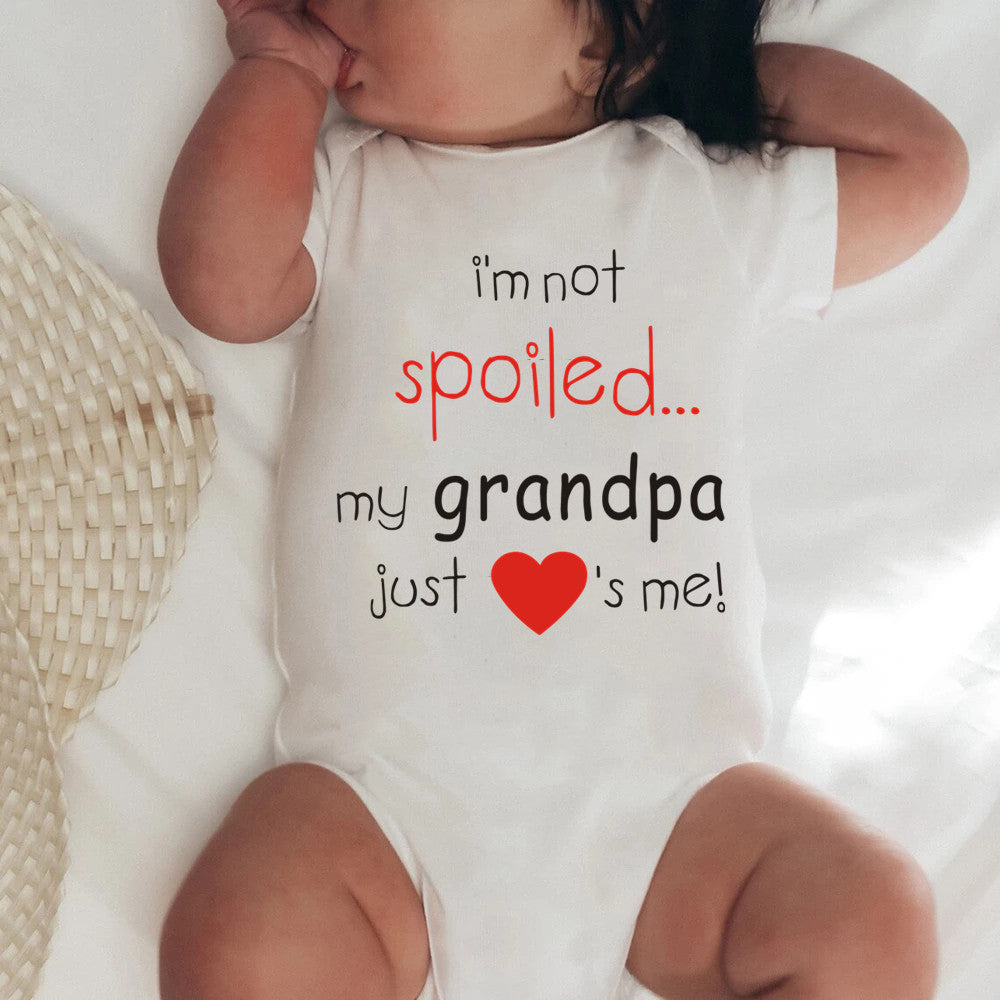 Baby Short Sleeve Cotton Romper Clothing