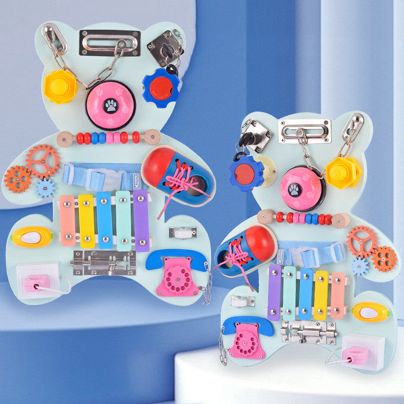 Baby Wooden Science Educational Unlocking Toys