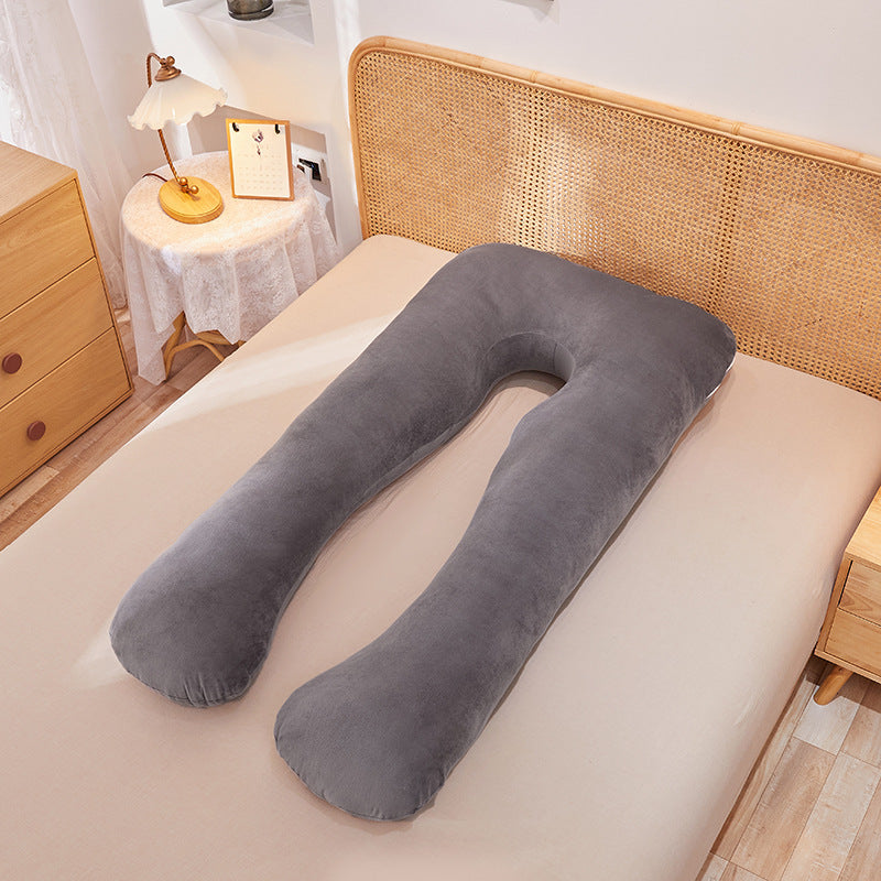 U-Shaped Cotton Maternity Pillow Removable Washable