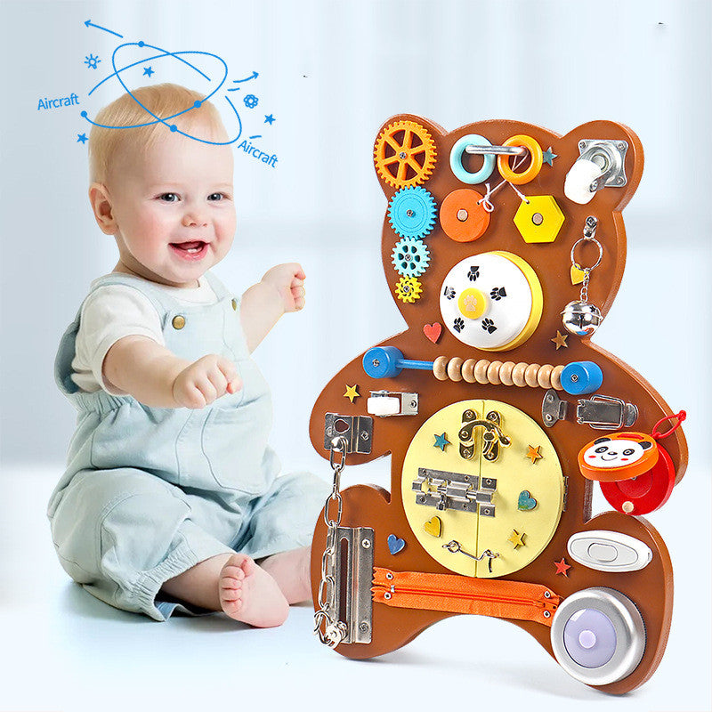 Baby Wooden Science Educational Unlocking Toys