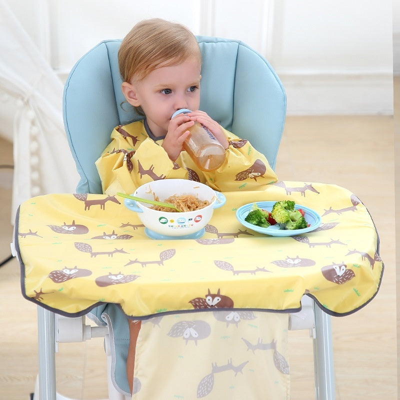 Baby Dining Chair Bib Cover Feeding Gown